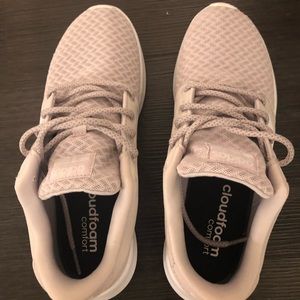 Grey adidas cloud foam shoes size 6